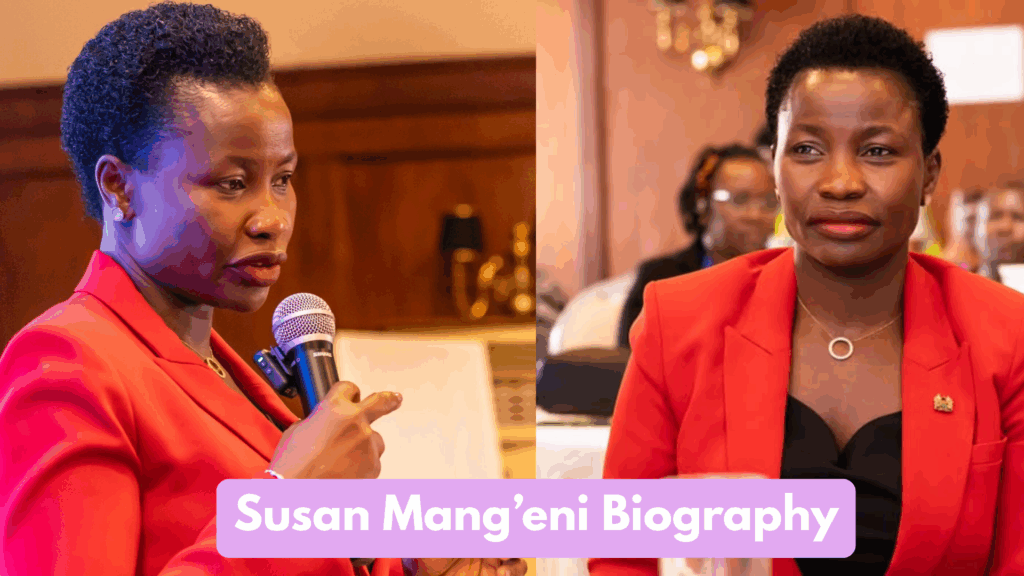 Susan Mang’eni Biography